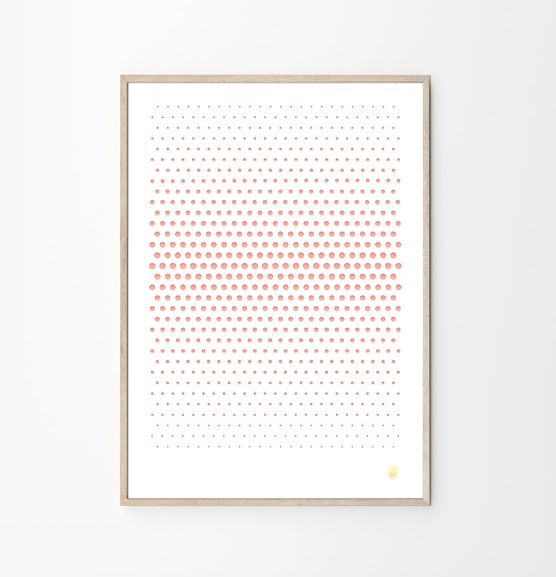 Cyano Perforated Art Poster
