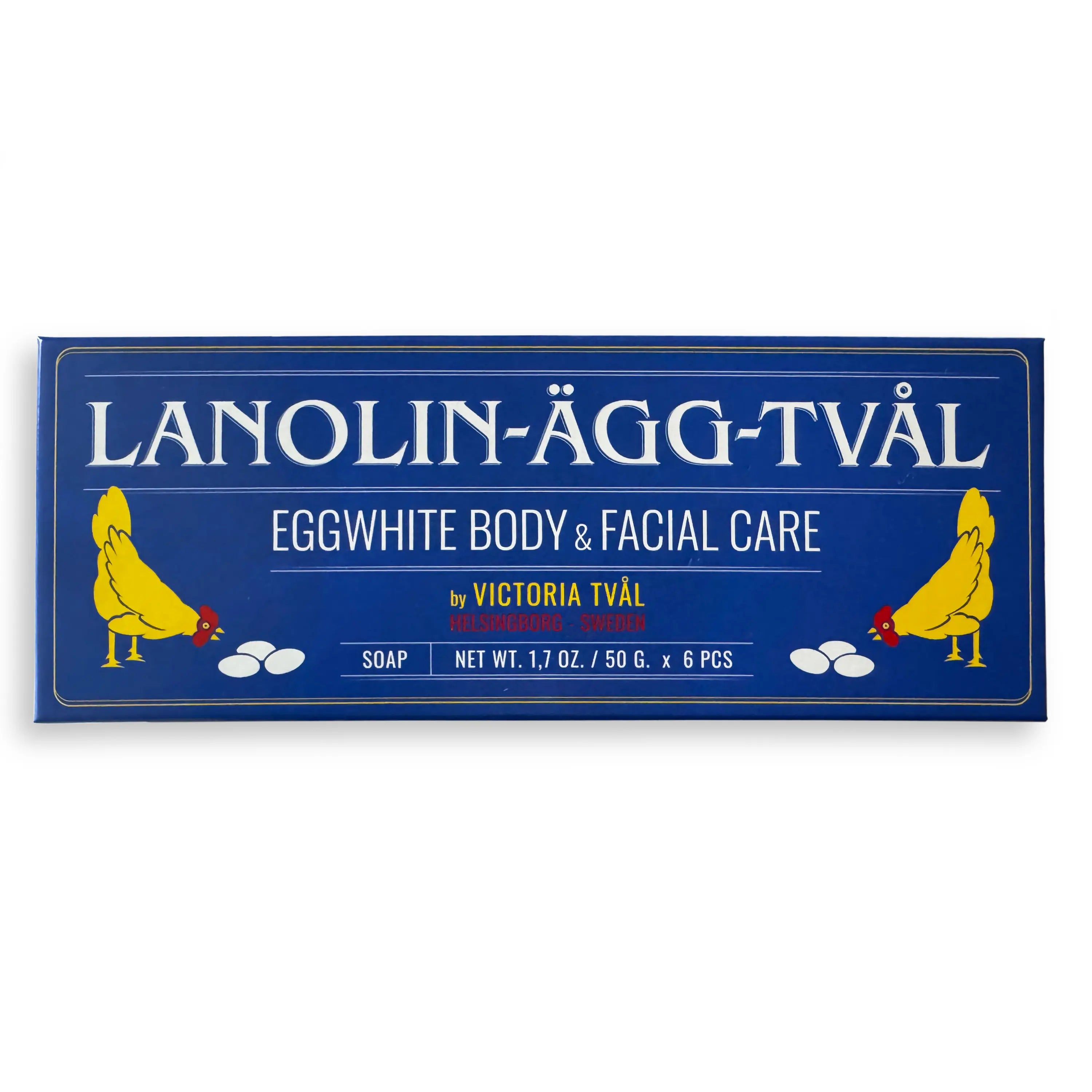 Lanolin äggtvål 6-pack