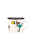 Enamel Mug 25 CL, Pippi, The Snirkle Hunt