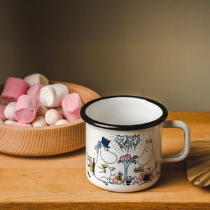 Moomin Enamel Mug Date Night 37 cl