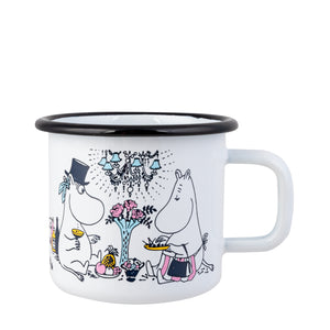 Moomin Enamel Mug Date Night 37 cl