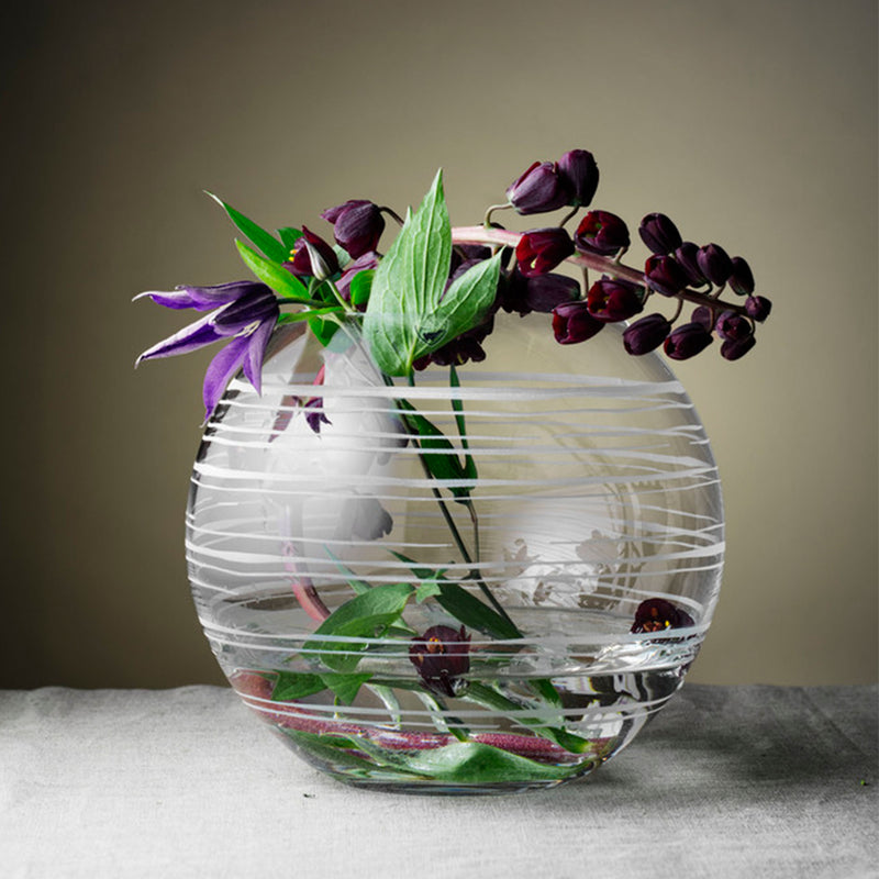 Graphic Globe Vase Klein