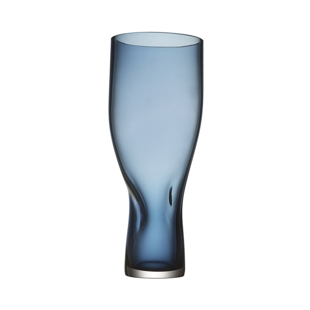 Squeeze Vase Large Blue