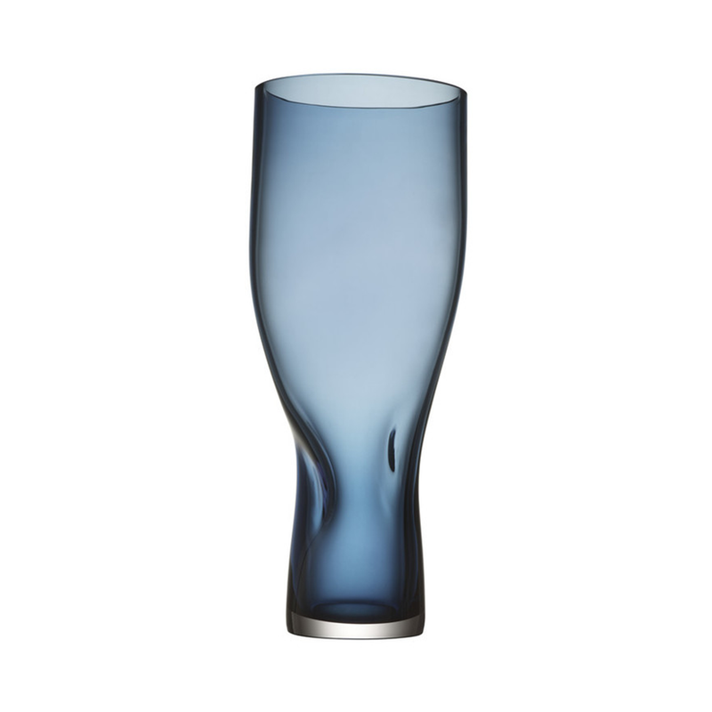 Squeeze Vase Large Blue