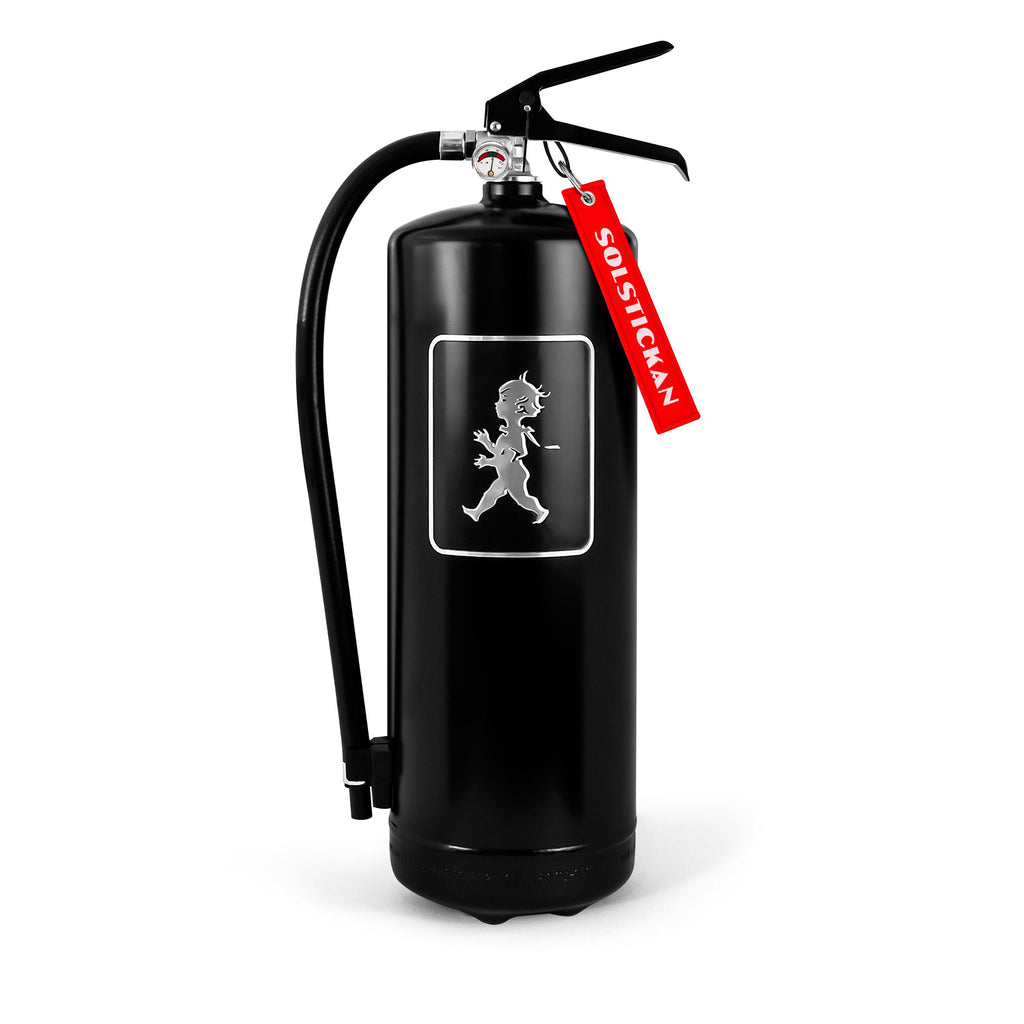 Fire extinguisher 6 kg Black