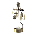 Rotary Candle Holder Moomin Family Gold