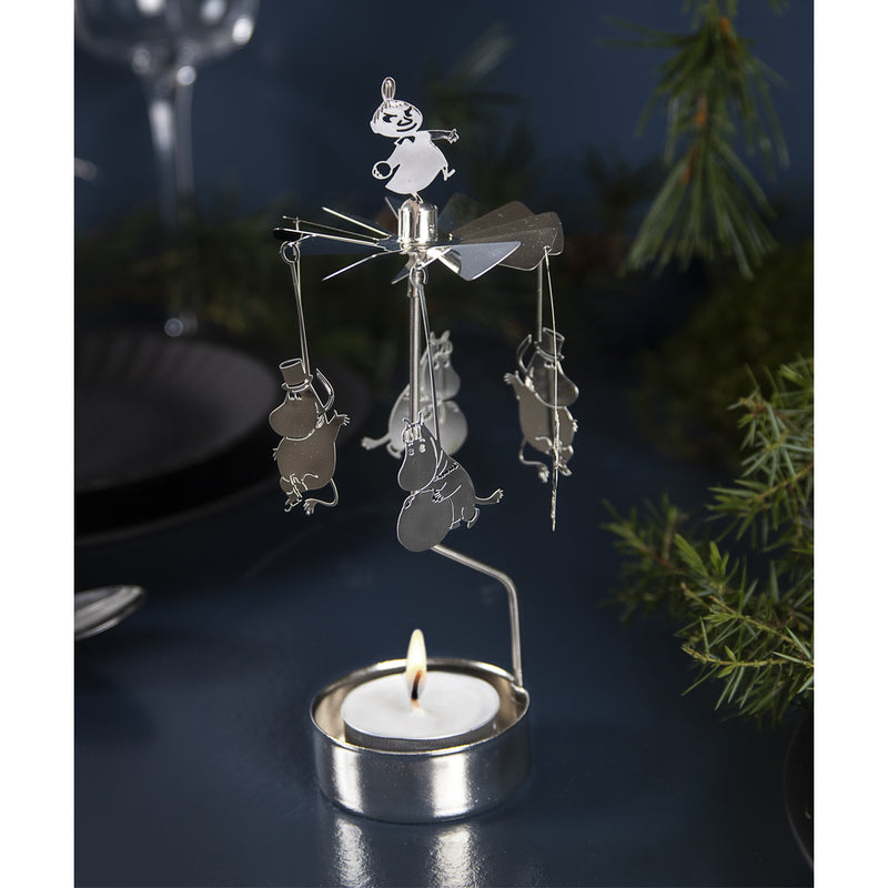 Rotary Candle Holder Moomin Winter