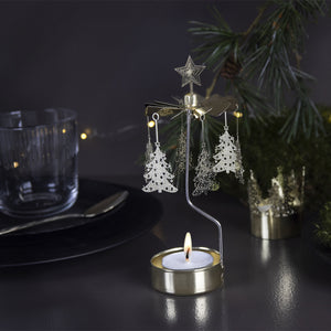Rotary Candle Holder Christmas Tree
