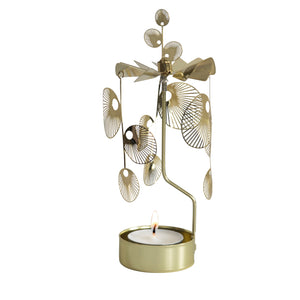 Rotary Candle Holder Sun Gold