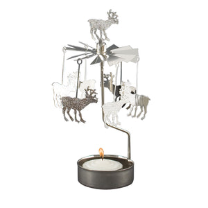 Rotary Candle Holder Reindeer