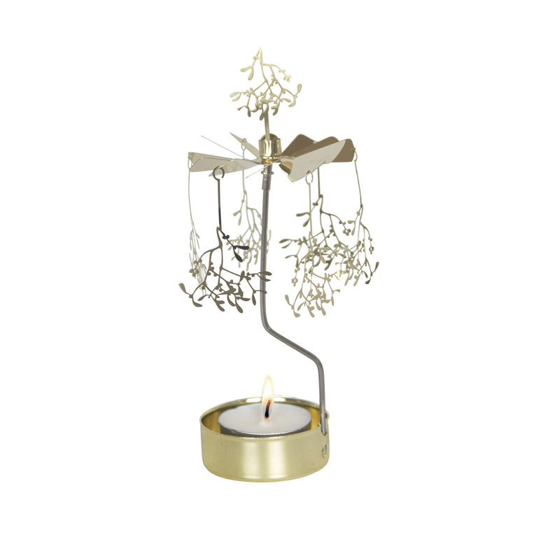 Rotary Candle Holder Mistletoe