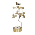 Rotary Candle Holder Cat Family