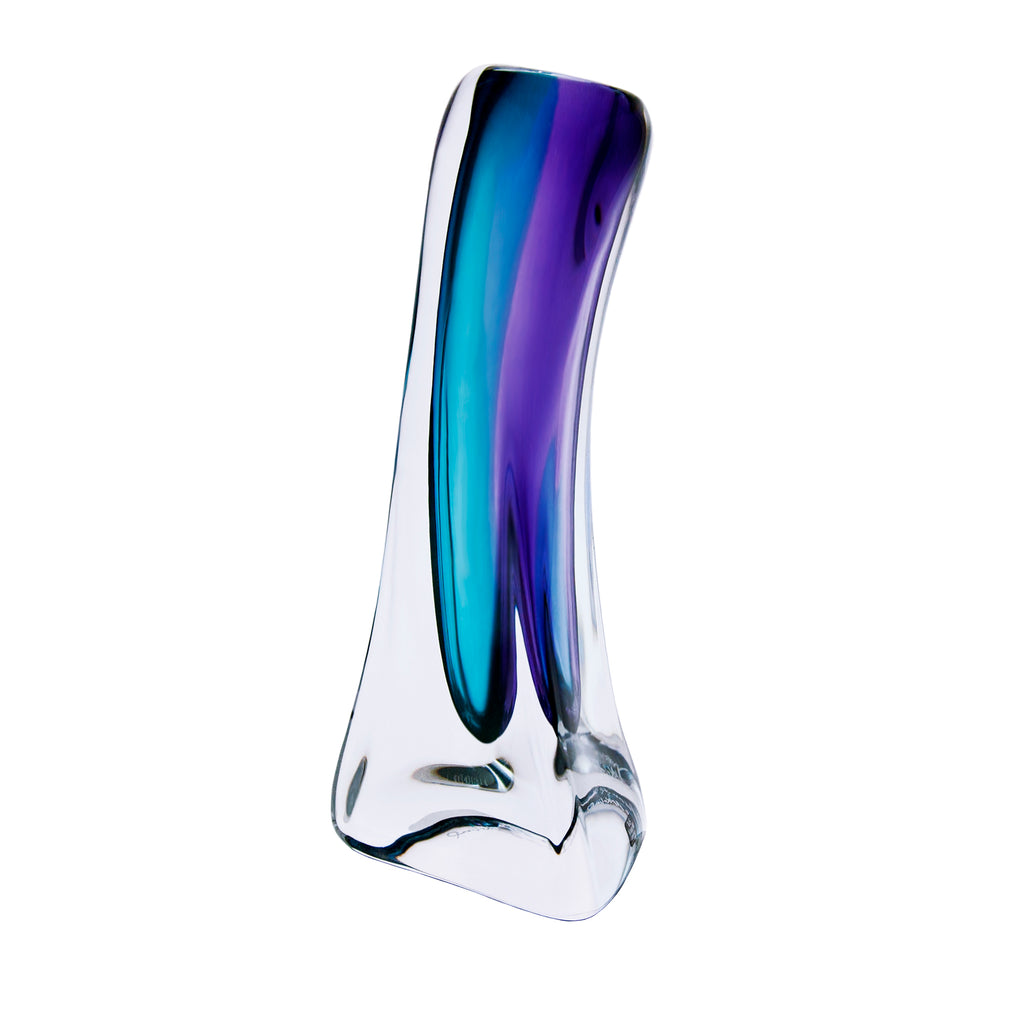 Aquatic Vase Large Teal - Purple