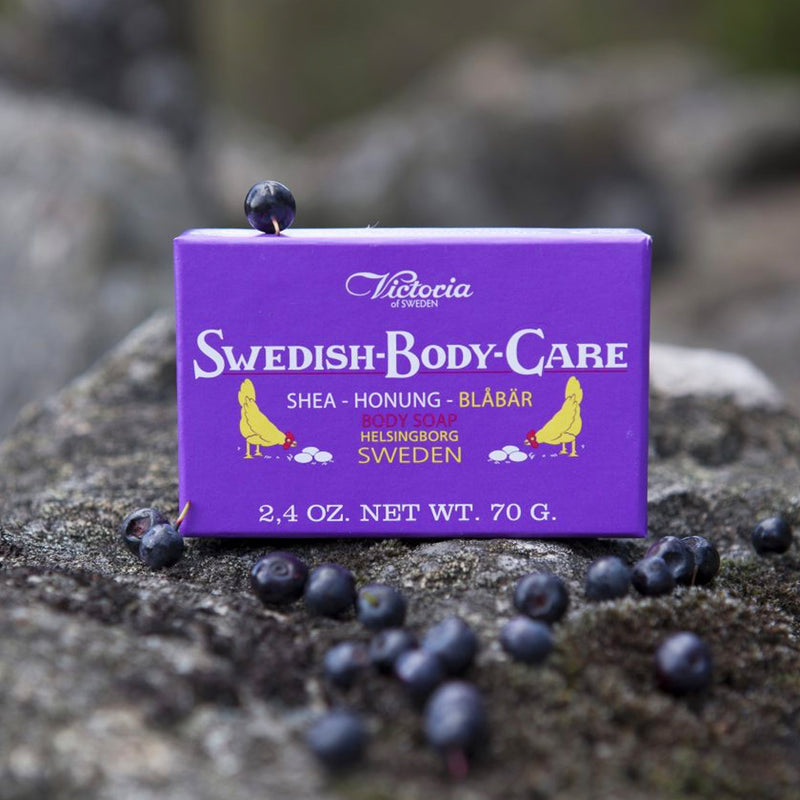Swedish Body Care - Blueberry - Soap 4-Pack