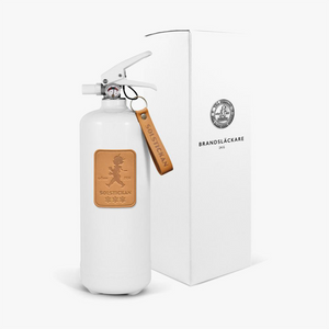 Fire Extinguisher 2 KG Light Brown Leather