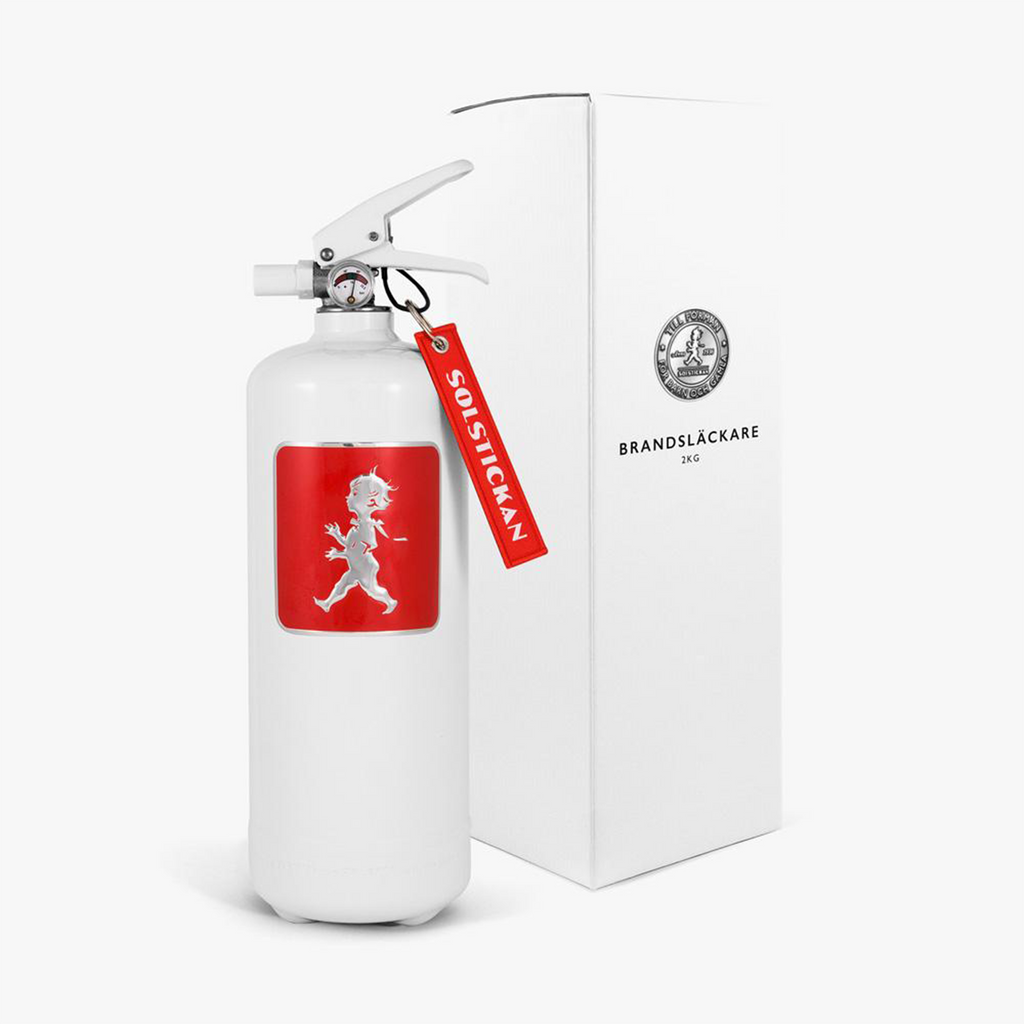 Fire Extinguisher 2kg White / Red