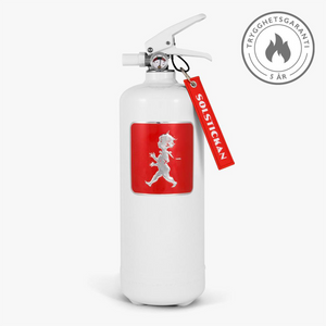 Fire Extinguisher 2kg White / Red