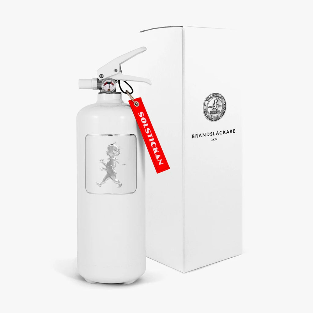 Fire Extinguisher 2kg White / White