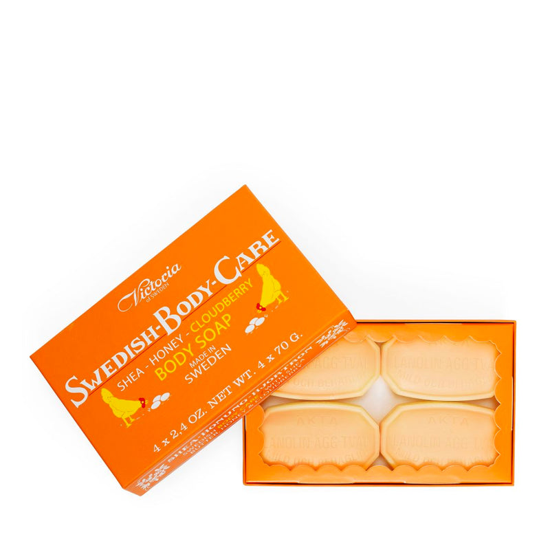 Swedish Body Care - Cloudberry - Soap 4-Pack