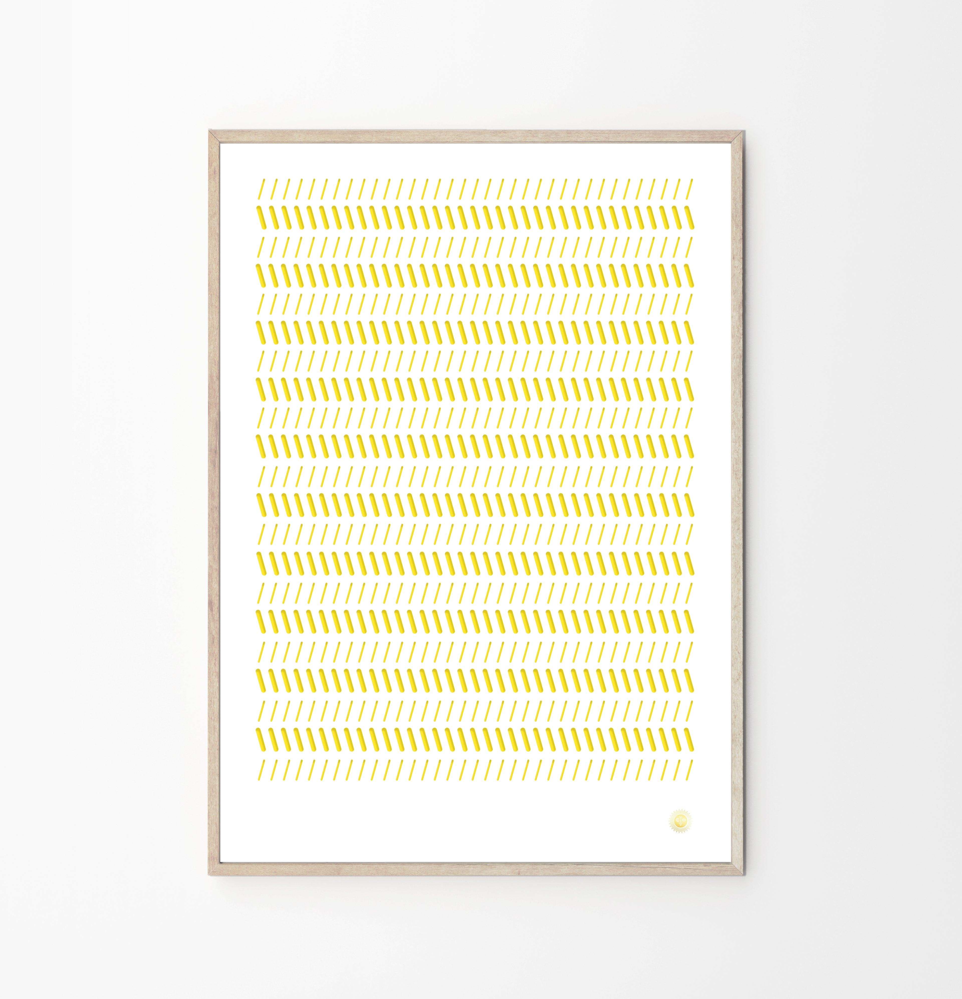 Coral Perforated Art Poster