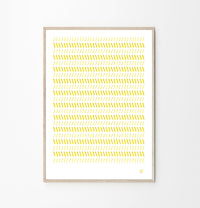 Coral Perforated Art Poster