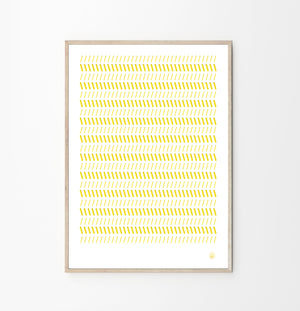 Coral Perforated Art Poster