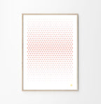 Cyano perforiertes Kunstplakat