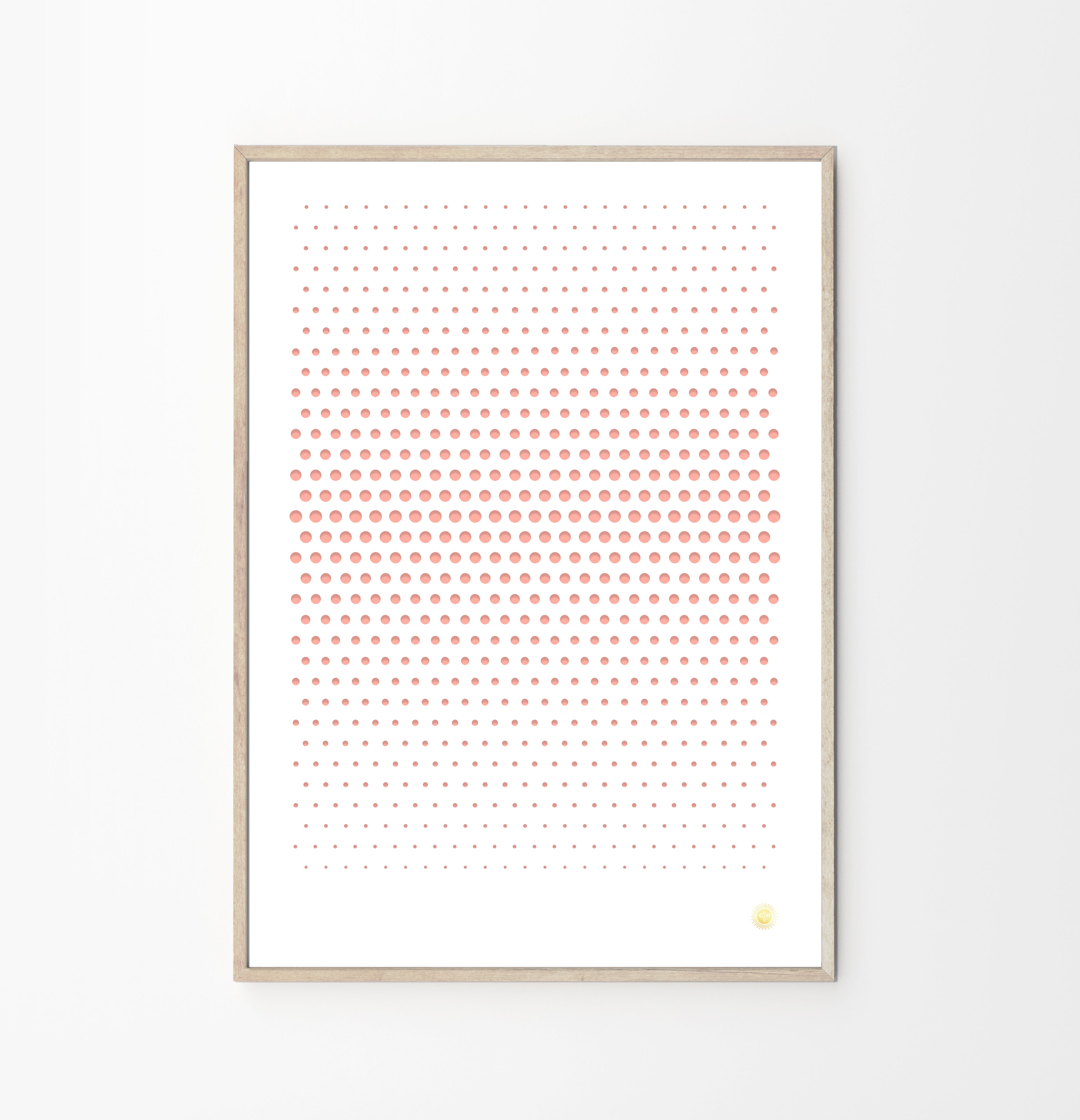 Cyano Perforated Art Poster