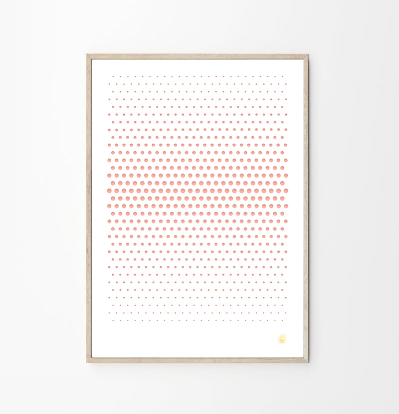Cyano Perforated Art Poster