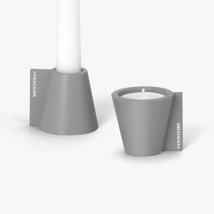 Flipp Candle Holder Grey