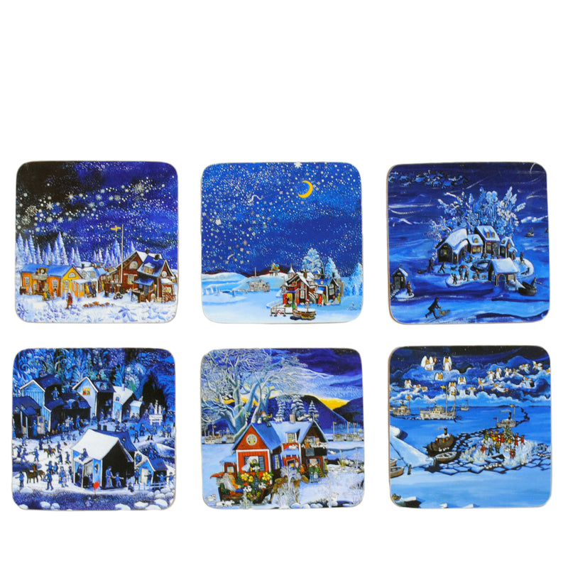 Coasters - Vinter - 6 pcs