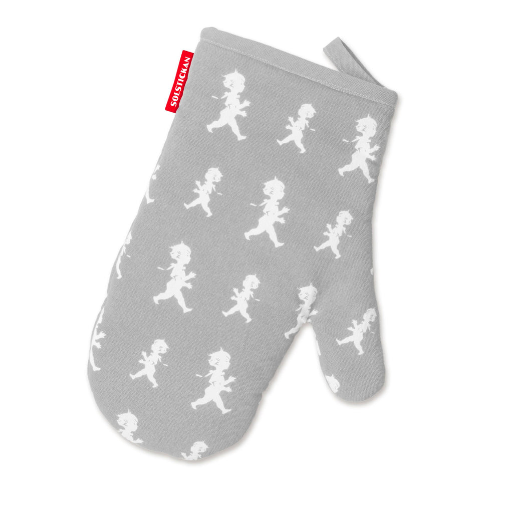 Oven mitt Grey