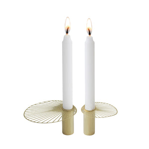 Small Candle Holder Sun Set of 2
