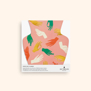 Hamsa Papiervase Pink
