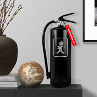 Fire extinguisher 6 kg Black