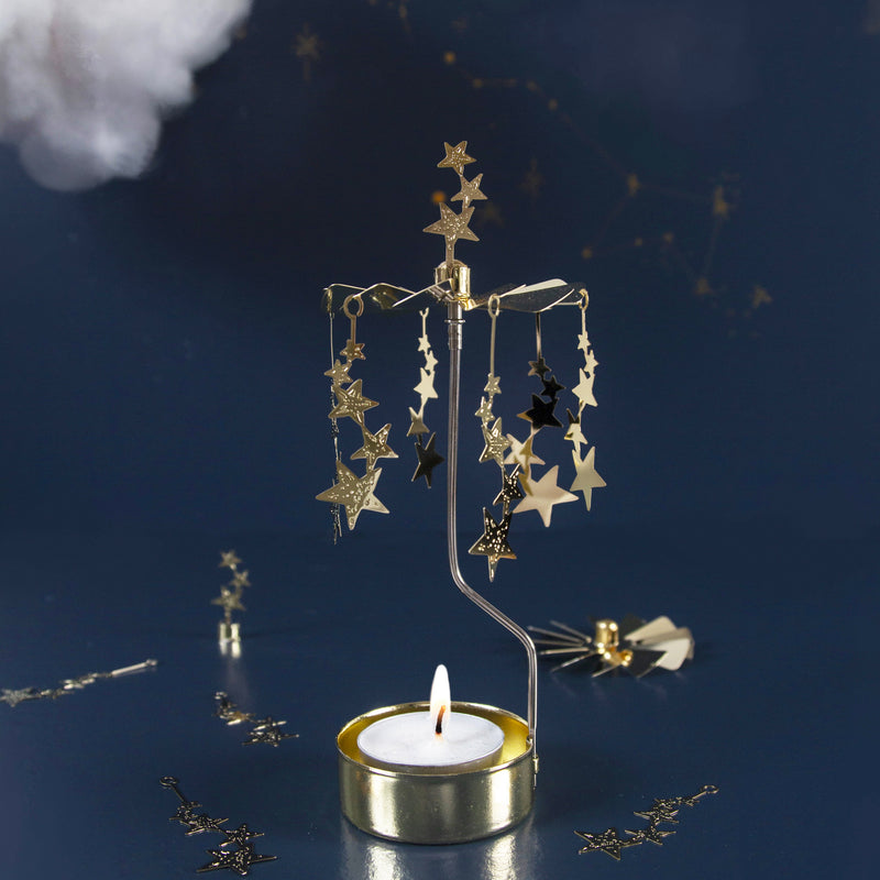 Rotary Candle Holder Night Sky