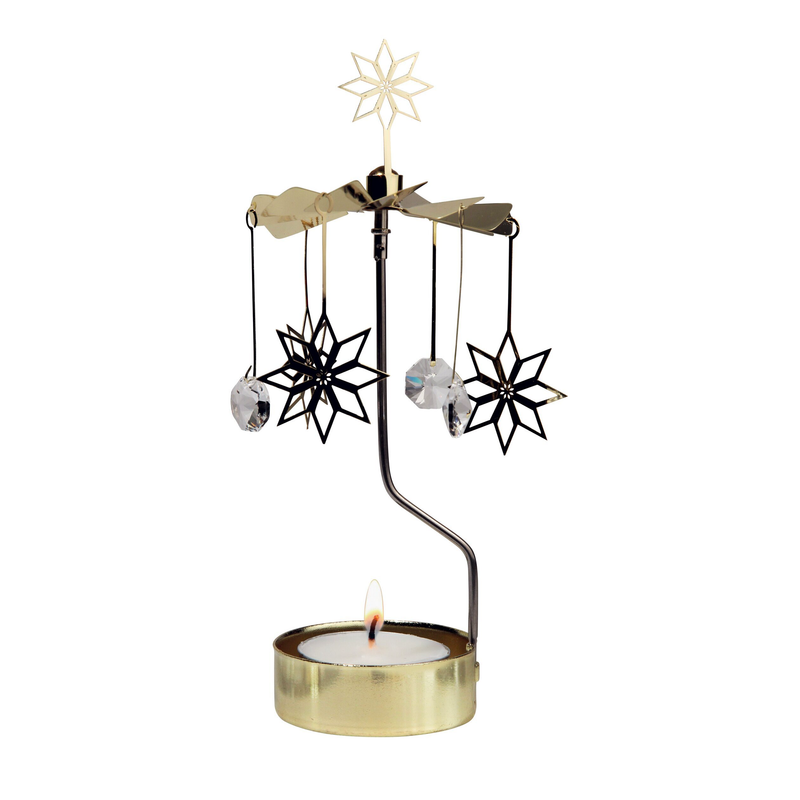 Rotary Candle Holder Etno Crystal