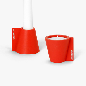 Flipp Candle Holder Red