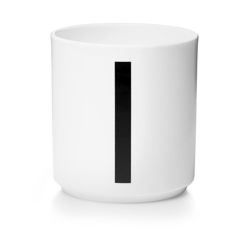 Personal Porcelain Cup White (A-Z)
