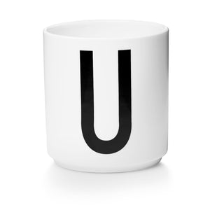 Personal Porcelain Cup White (A-Z)