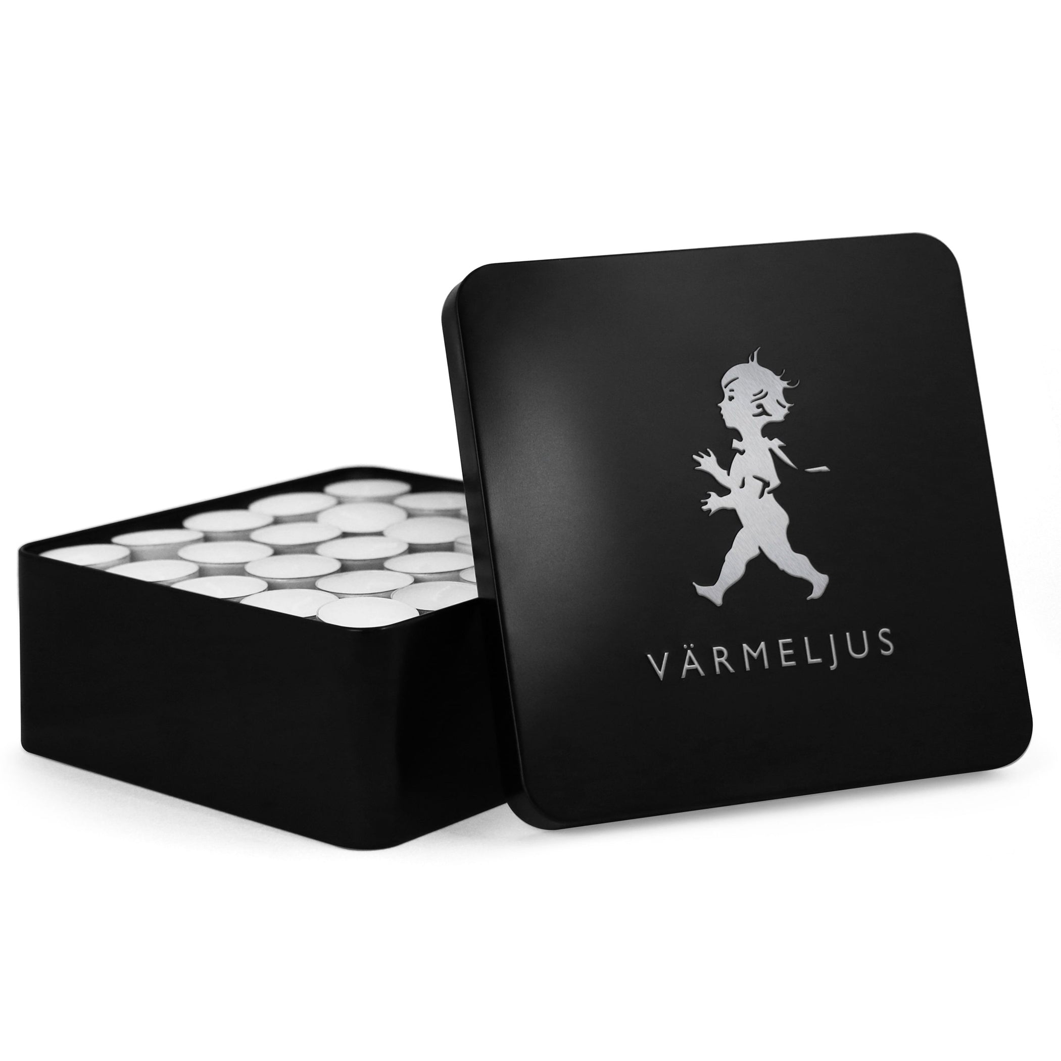 Värmeljuslåda Svart