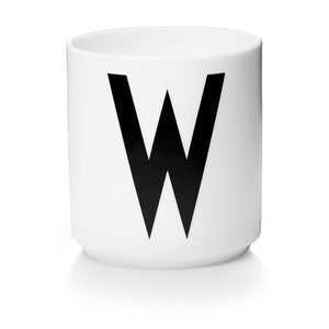 Personal Porcelain Cup White (A-Z)